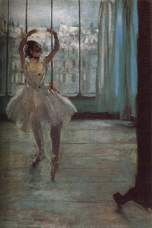 Edgar Degas Dance doing pose china oil painting image